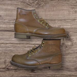 Wolverine Men's Tan Leather Boots Size 7.5